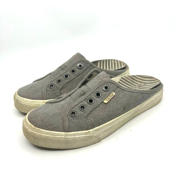 Taos EZ Sould Grey Slip On Sneakers Women's 8 US - Picture 1 of 9